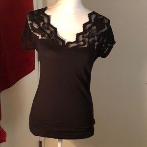 Ambiance Apparel Black Shirt